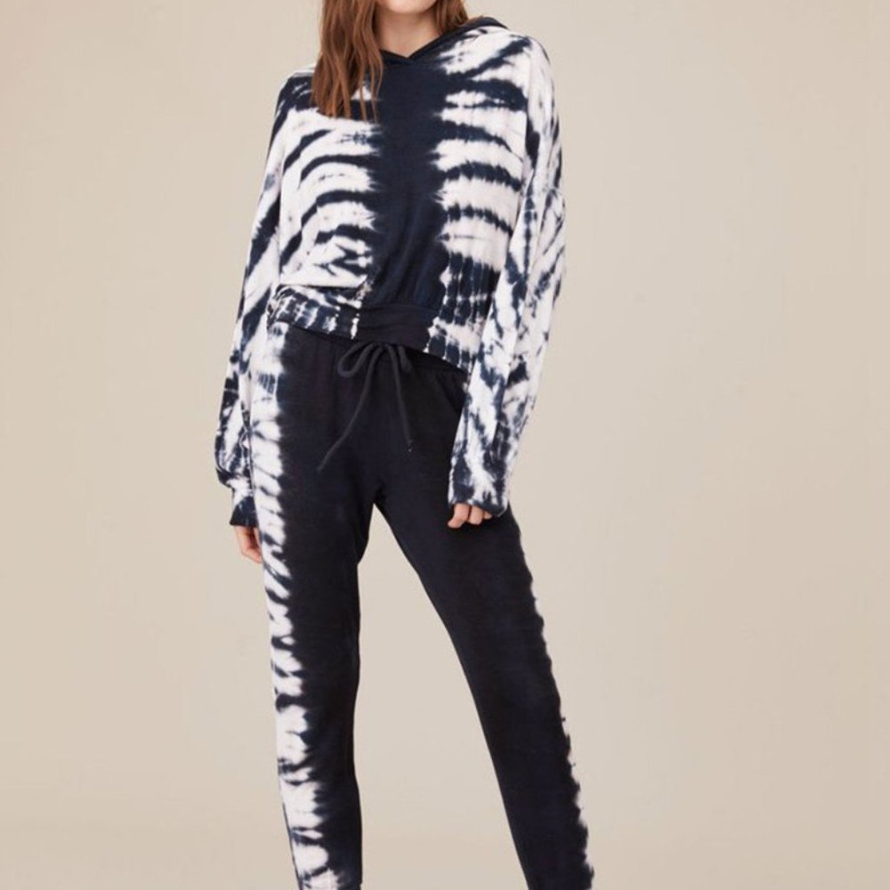 LNA Clothing Tie Dye Hooded Sweatshirt